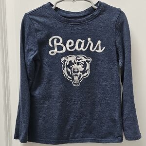 NFL Chicago Bears Kids Long Sleeve Tee - Navy Blue